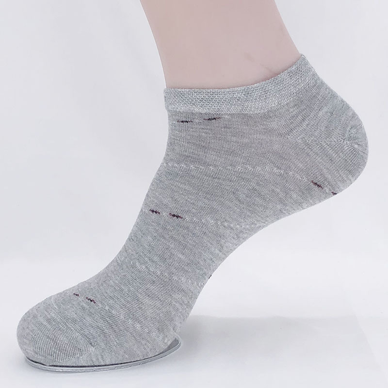 Fiber Socks Men Socks Deodorant Antibacterial Socks Spring And Summer Low State Absorbent Breathable